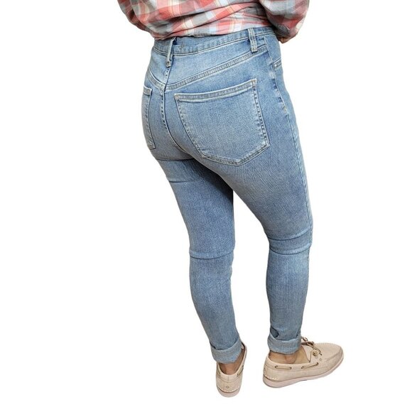 NWT Women's Free People Long & Lean High Waist Denim Jean Sz 27 - Picture 6 of 12